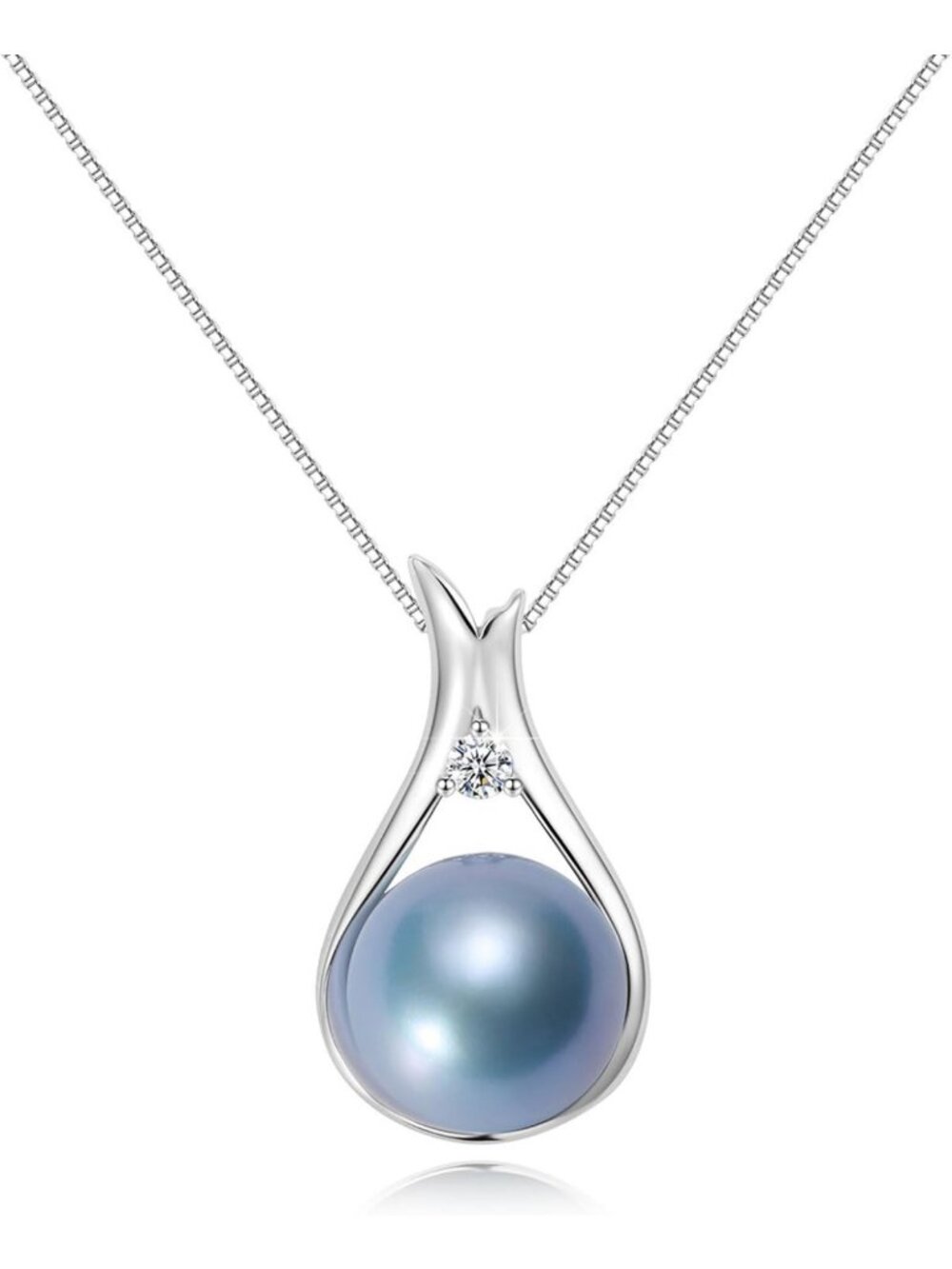 Elegant Pearl Necklace for Women | Tahitian & Akoya Pendant Jewelry Gift